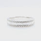 18K Round & Baguette-Cut Diamond Ring - 0.59ct