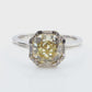 Mael Octagon Fancy Light Yellow Diamond Ring - 2.21ct 