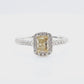Mael Cushion Very Light Diamond Ring - 0.845ct