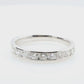 18K Round-cut 11 Stone Colorless Diamond Ring - 0.98ct