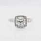 18K Radiant-cut Near Colorless Diamond Ring - 1.5ct