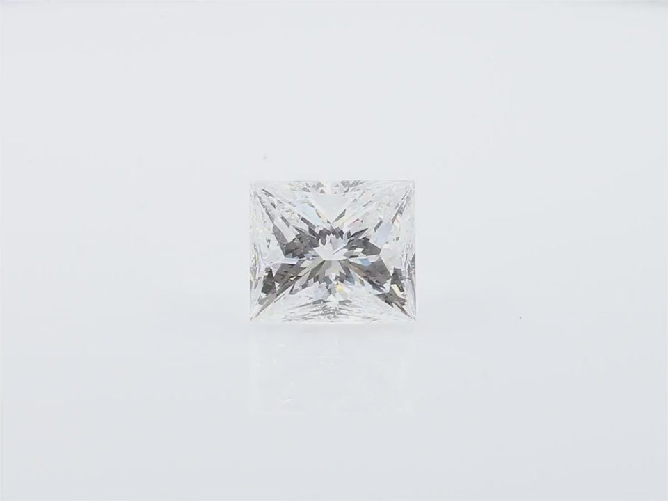 天然ダイヤモンドルース 無色 プリンセス 1.787ct VVS1 映像