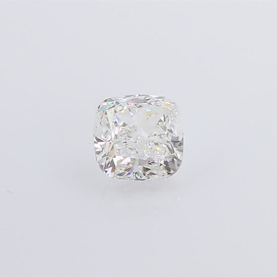 天然ダイヤモンドルース 0.71ct 無色F クッションダイアモンド映像
