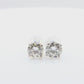 18K ダイヤモンドイヤリング ラウンド 1.088ct