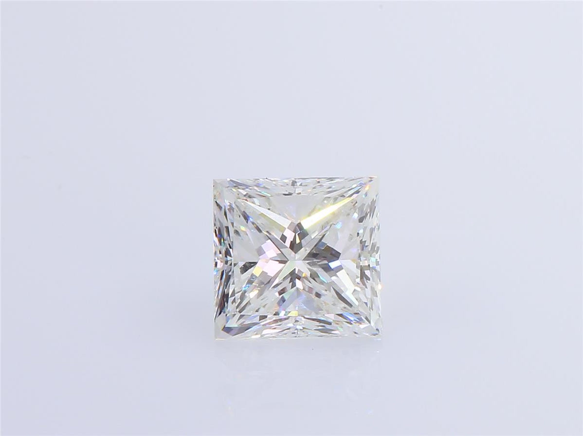 天然ダイヤモンドルース 3.02ct 無色H プリンセスカット ダイヤモンド映像