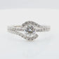 18K Round-cut Colorless Diamond Ring - 1.362ct
