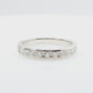 18K ラウンドダイヤモンド ハーフエタニティリング 0.53ct