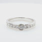 18K ダイヤモンドリング ラウンドカット 0.453ct
