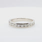 18K Round-Cut Diamond Half Eternity Ring 0.64ct