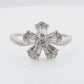 Flower Design Diamond Ring - 0.73ct