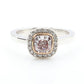 Mael Cushion Light Pink Diamond Ring - 0.927ct