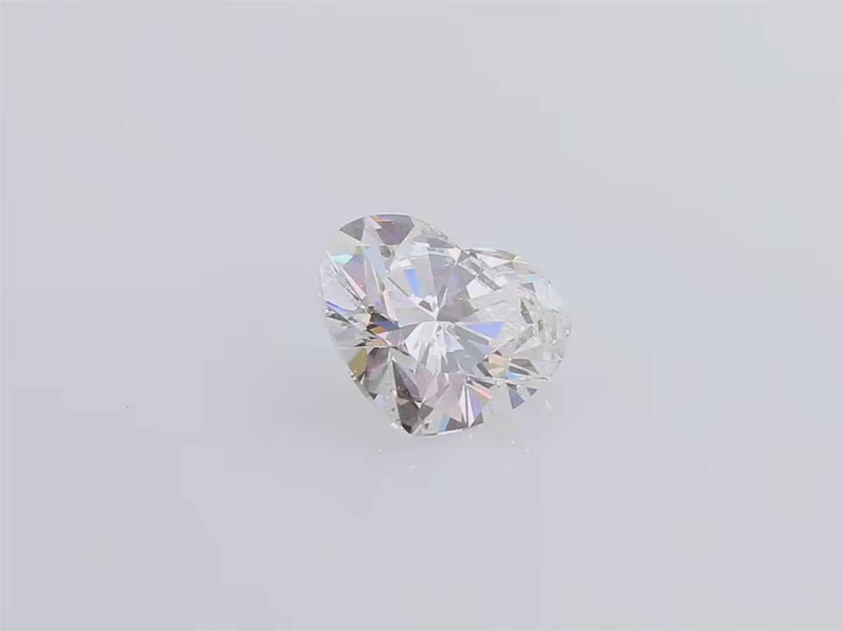 天然ダイヤモンドルース 0.905ct 無色E ハート ダイアモンド映像