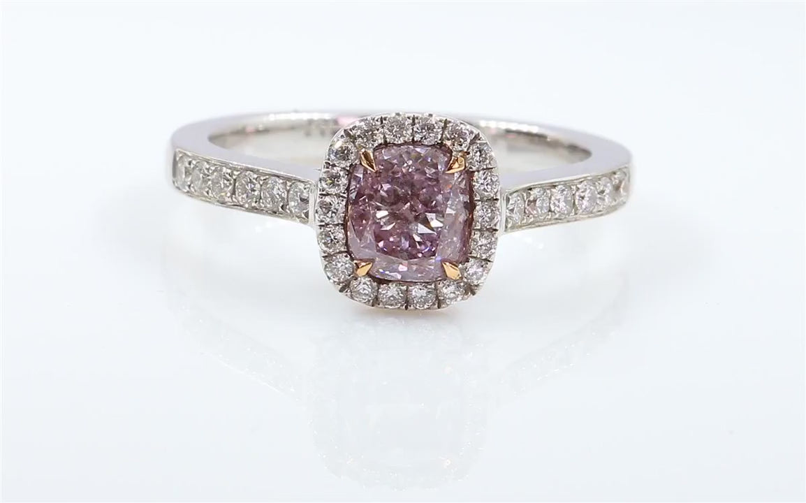 楽天市場】天然 ピンクダイヤモンド リング 0.05〜0.06ct SI2