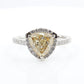 Mael Trilliant Fancy Light Yellow Diamond Ring - 2.174ct