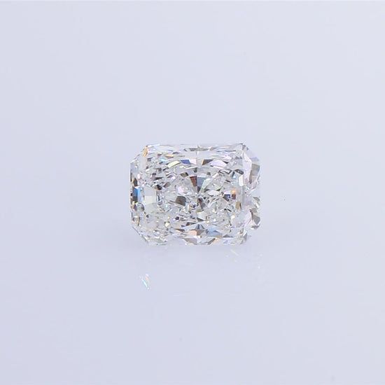 天然ダイヤモンドルース 1ct 無 色E ラディアント ダイヤモンド映像