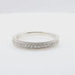 18K ミルグレイン ダイヤモンドリング – 0.18ct