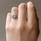 PT900 グリーンダイヤモンド リング 1.29ct Fancy Light Greenish Yellow SI2 クッション