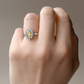 PT900 イエローダイヤモンドリング 1.488ct Fancy Yellow SI2 オーバル