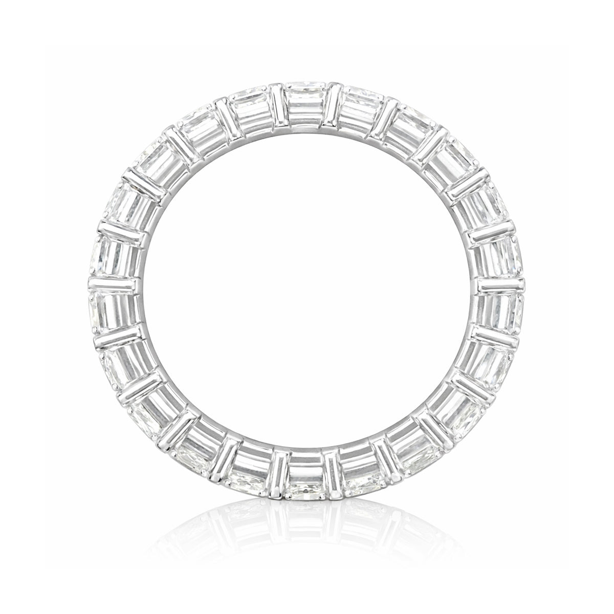 PT900 Emerald-cut Diamond Ring - 3.22ct