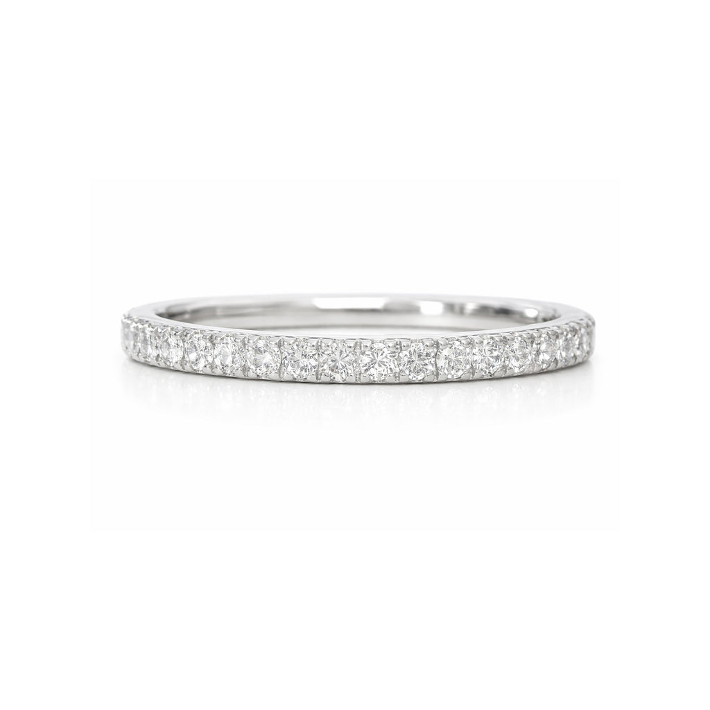 PT900 ほぼ無色 ダイヤモンド エタニティリング 0.29ct