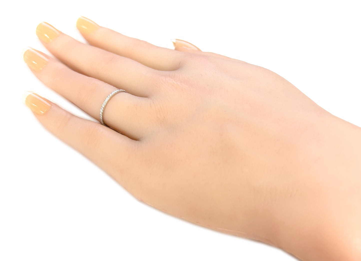 PT900 ほぼ無色 ダイヤモンド エタニティリング 0.29ct