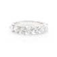 PT900 Heart Cut Half Eternity Diamond Ring 1.477ct