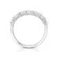 PT900 Heart Cut Half Eternity Diamond Ring 1.477ct