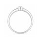 18K ダイヤモンドリング ラウンドカット 0.453ct