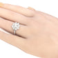 Flower Design Diamond Ring - 2.128ct