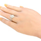 PT950 Octagon-cut Near Colorless Diamond Ring - 1.948ct