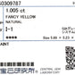 PT950/850 イエローダイヤモンド ペンダント クッションカット Fancy Yellow - 1.865ct