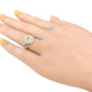   Mael Cushion Fancy Light Green Diamond Ring - 1.29ct