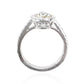 PT900 イエローダイヤモンドリング ペアカット - 1.425ct
