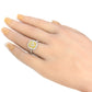 Mael Cushion Faint Yellow Diamond Ring - 2.109ct 