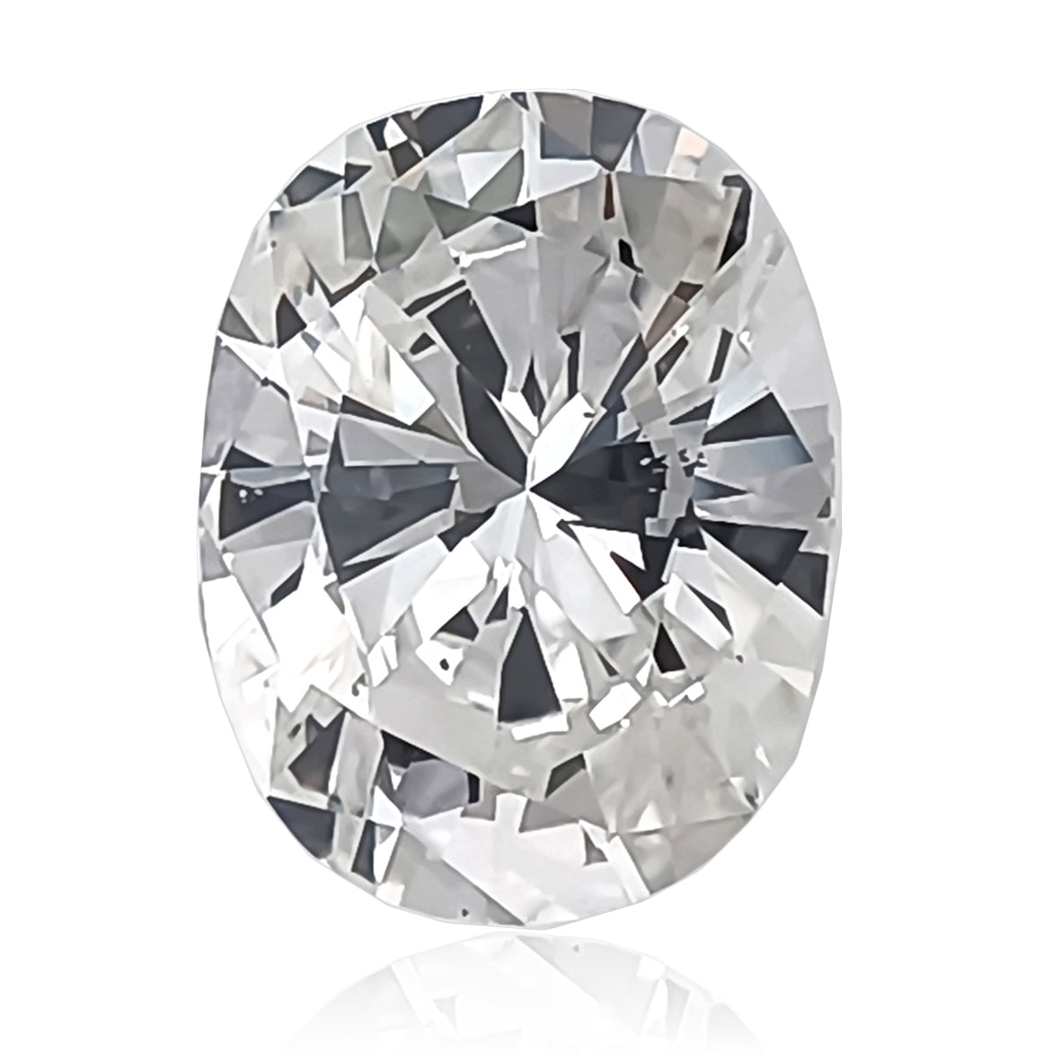 天然ダイヤモンドルース 0.72ct 無色F オーバル ダイヤモンド画像