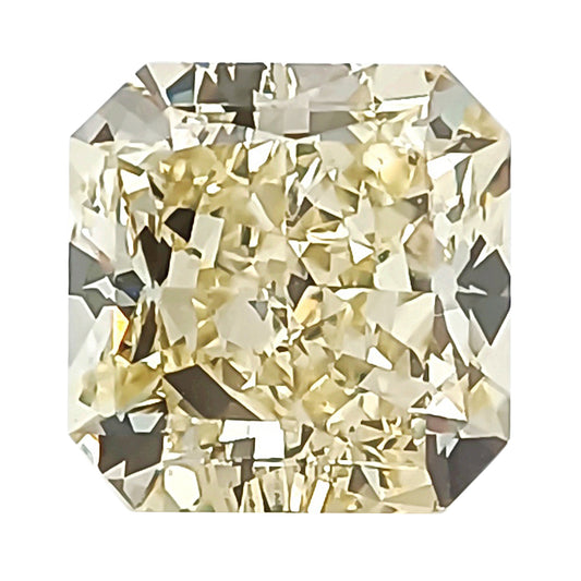 天然ダイヤモンドルース 1.52ct ファンシーイエロー ラディアント ダイアモンド画像