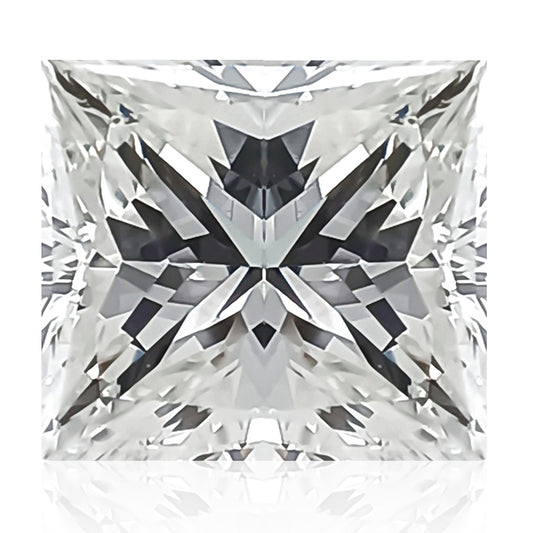 天然ダイヤモンドルース 0.7ct 無色E プリンセスカット ダイヤモンド画像　