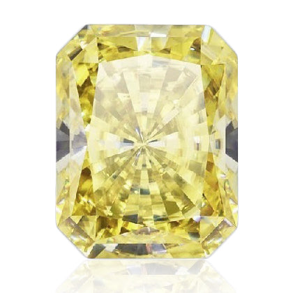 天然ダイヤモンドルース 0.79ct ファンシーイエロー ラディアント ダイアモンド画像