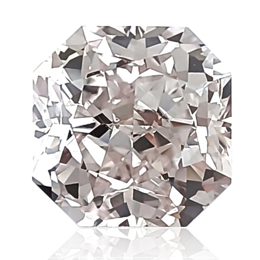 天然ダイヤモンドルース 1.129ct ベリーライトピンク ラディアント ダイヤモンド画像