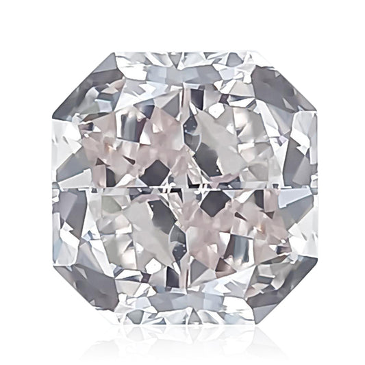 天然ダイヤモンドルース 0.715ct ベリーライトピンク ラディアント ダイアモンド画像