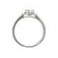 Oval Design Colorless Diamond Ring - 0.59ct